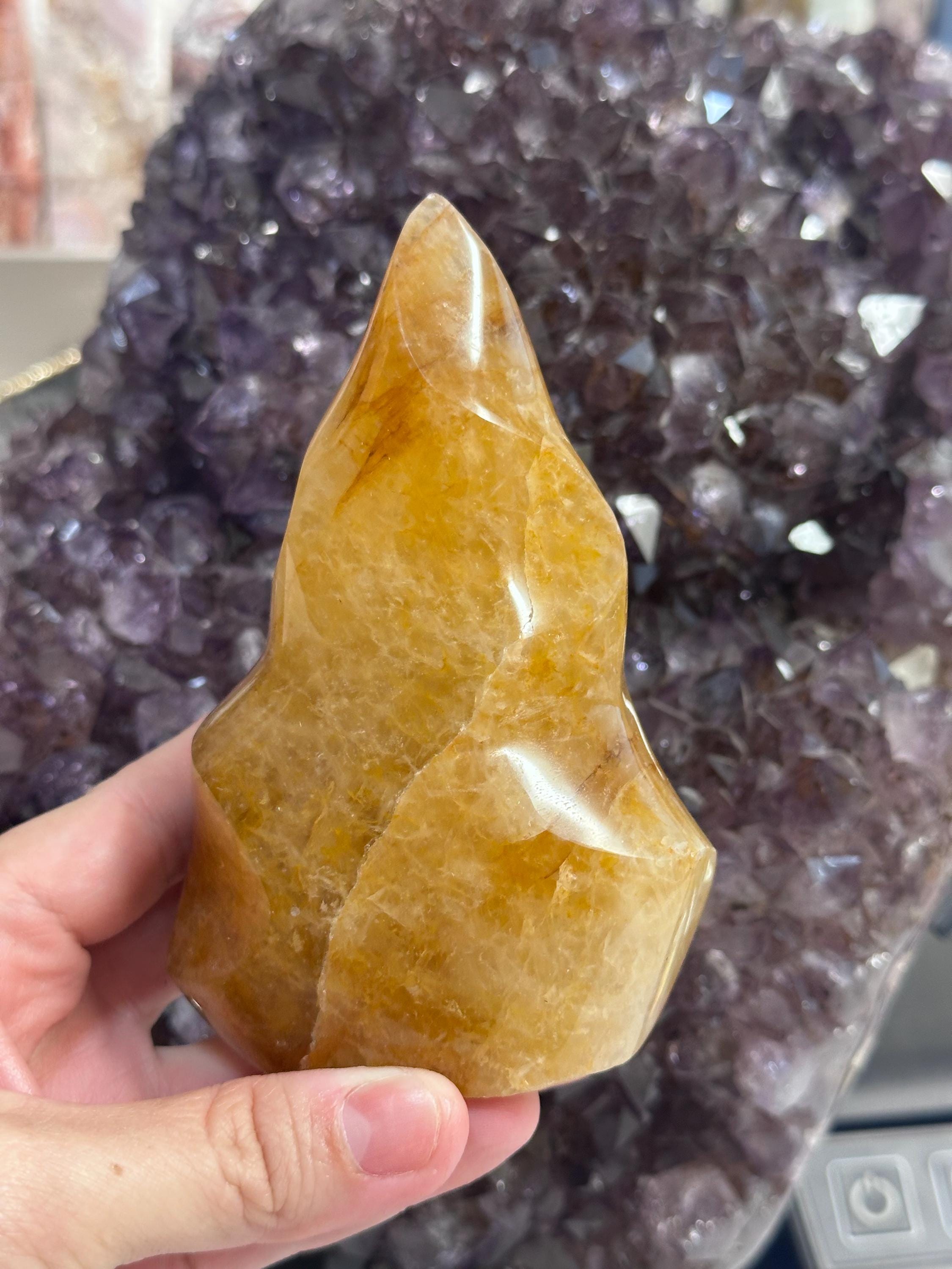 ゴールデンヒーラークリスタルフレイム - Etsy 日本