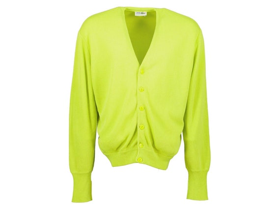 Vintage Lacoste Men's Lime Green 