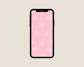 Wallpaper Smile Face Etsy Wallpaper Smile Face Etsy