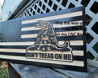 Don't Tread On Me Emblem Flag SVG, DXF, PDF files Digital Download, svg file, dxf file, pdf file, cnc router, laser svg file