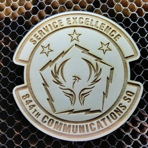 844th COMMUNICATIONS SQ emblem. SVG file, download svg file