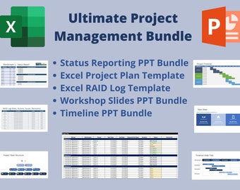 Ultimate Project Management PowerPoint and Excel Bundle