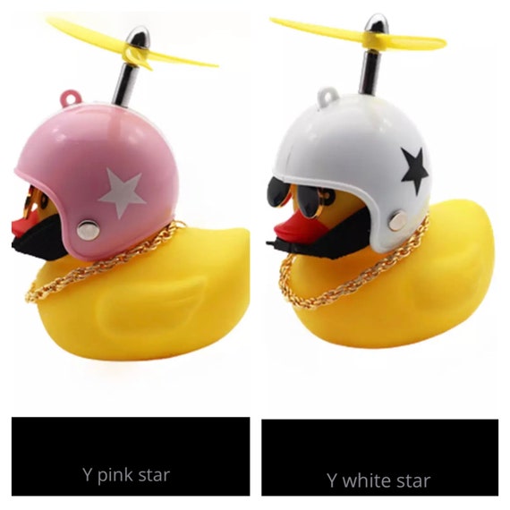 car dash board toy duck Duck with Helmet Broken Wind Small Yellow Duck 