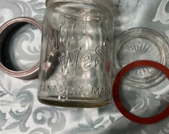 Pint Mid West Vintage Canning Jar