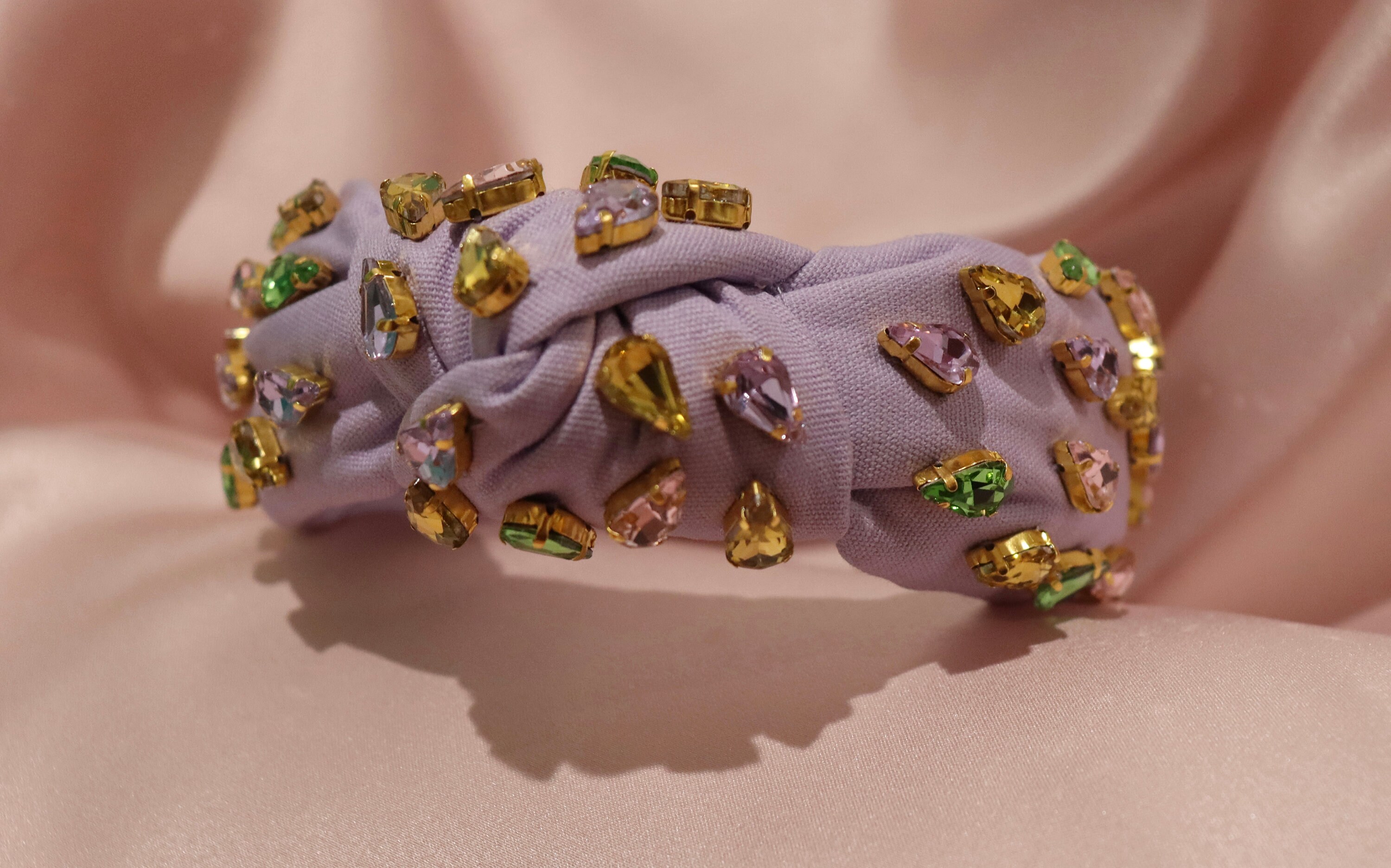 Taupe Crystal Padded Lele Sadoughi Headband Lele Sadoughi Ivory Bow and Pearl Alice Headband Pearl NWT  main image 4