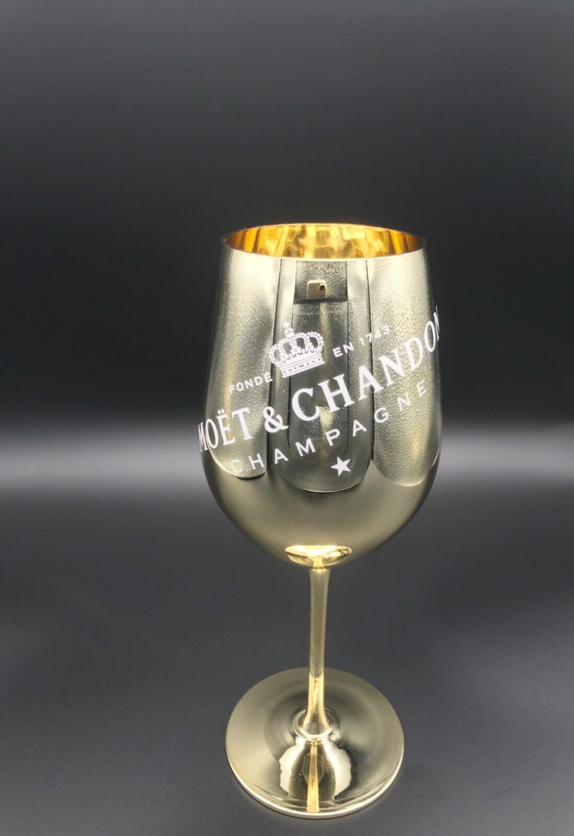 Moet & Chandon Champagne Glass Glasses Gold NEW OVP Etsy