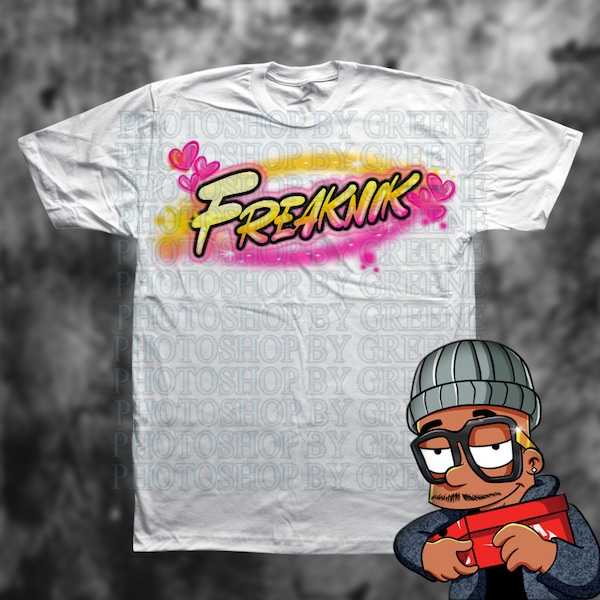 FREAKNIK AIRBRUSH WORDS