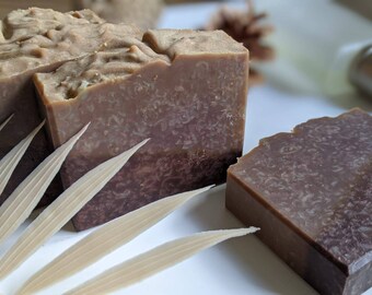 Sandalwood Bourbon Artisan Soap / Handcrafted Natural Soap / Men's Collection Handmade Soap / Cold Process Soap / Vegan Soap