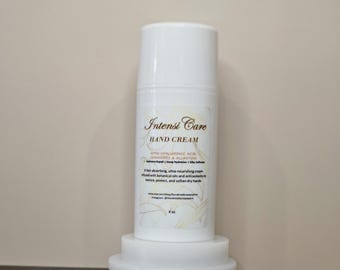 Natural Luxury Intensive Hand Cream Rescue with Urea and Hyaluronic Acid | Eco-friendly | Paraben, Alcohol & Sulfate free | Handmade