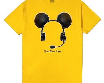 Dispatch "Headset Bow Mouse Ears", Dispatcher Hoodie, Gold Line Hoodie,  911 Sweatshirt, Dispatch Sweatshirt, Dispatch Week