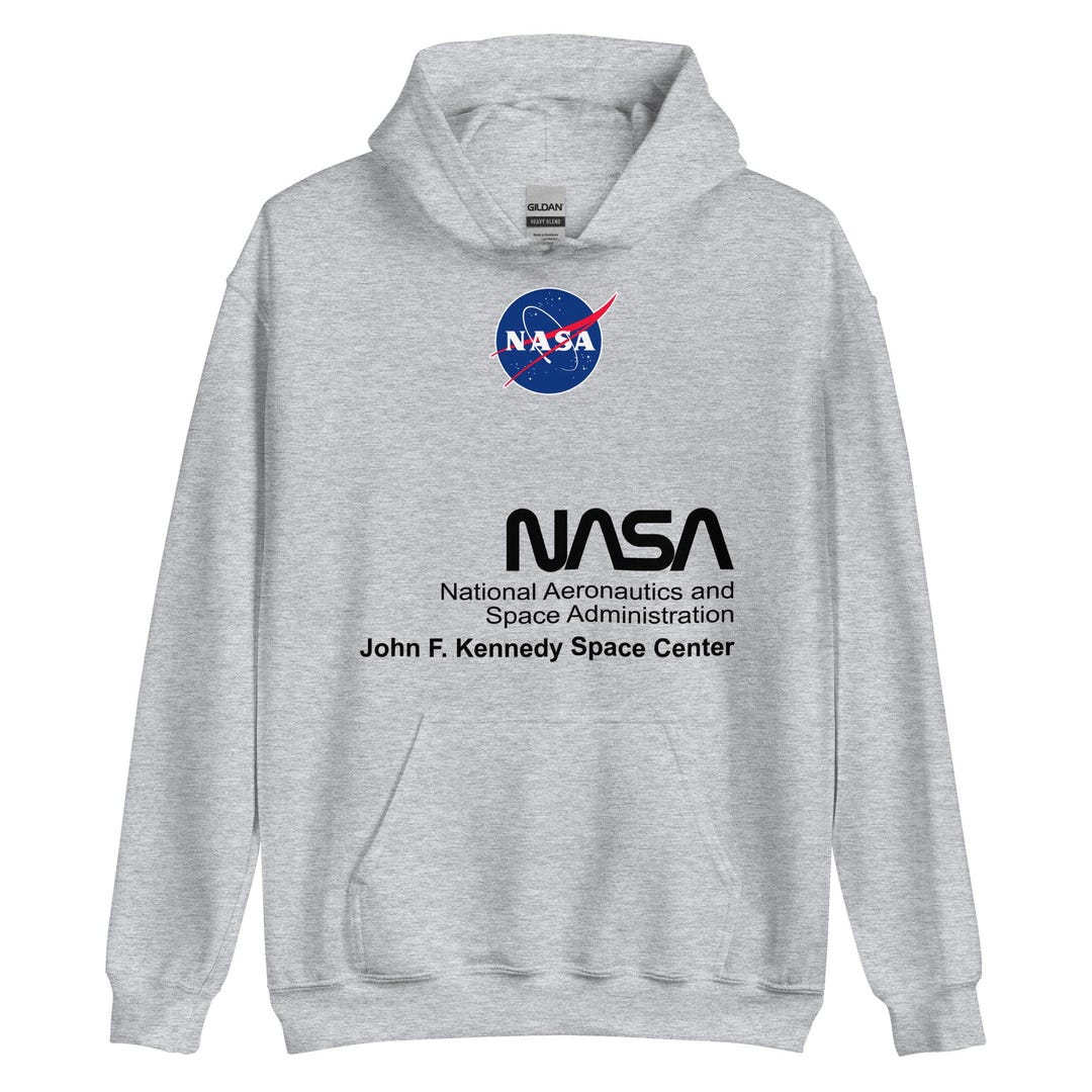 NASA Logo Sweatshirt, John F. Kennedy Space Center Crewneck - Etsy