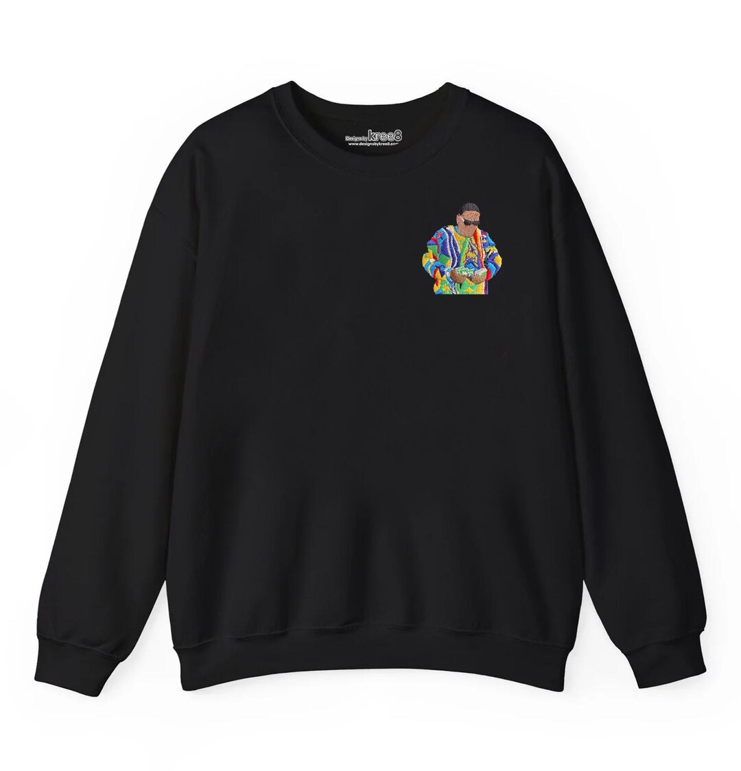 Gift Rapper Cloths Embroidered Hip Hop Shirt and Custom Sweater of the King of NY ...