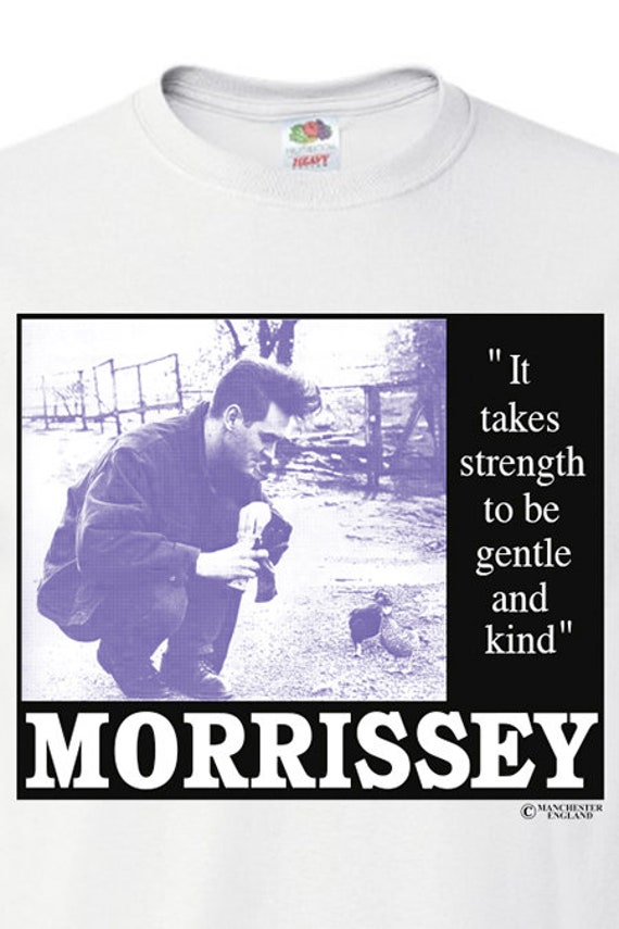 80's Vintage the Smiths Morrissey GENTLE AND KIND T-shirt 80's Vintage the Smiths Morrissey GENTLE AND KIND T-shirt
