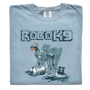 K9 Unit RoboK9&quot; Police K9, K9 Trainer, K9 Comfort Colors Shirt, K9 Christmas Gift, German Shepherd, Robocop Dog Shirt, USA K9 Shirt