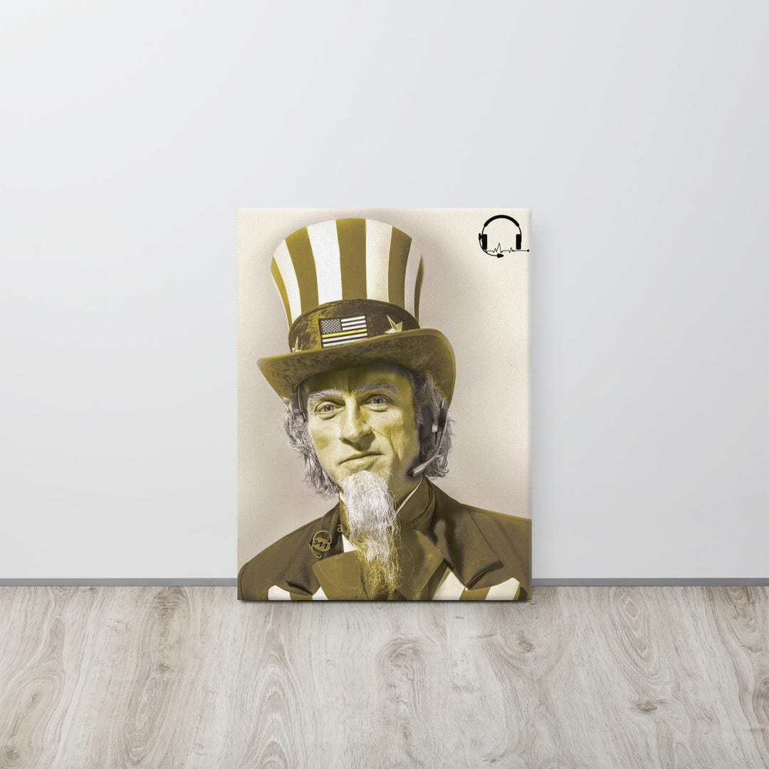 Uncle Sam USA Creative Canvas Wall Art, Wall Decor House Warming Gift ...