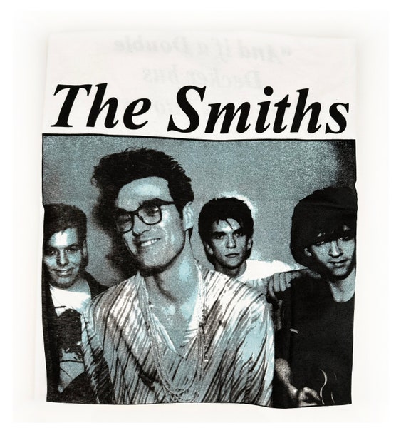 80's the Smiths Morrissey Double Decker Bus Vintage T-shirt