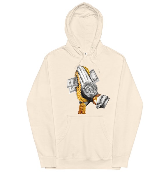 Streetwear Blessings Kunst Betende Hande Geld Rose Tattoo Hoodie Los Angeles Blessed Betende Hande Hoodie Geschenk fur Ihn. Etsy