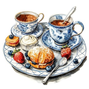 Taart en koffietijd: kruissteekpatroon, rusttijd tellen, kruissteek, kruissteektabel keuken, instant pdf-download koffietijd