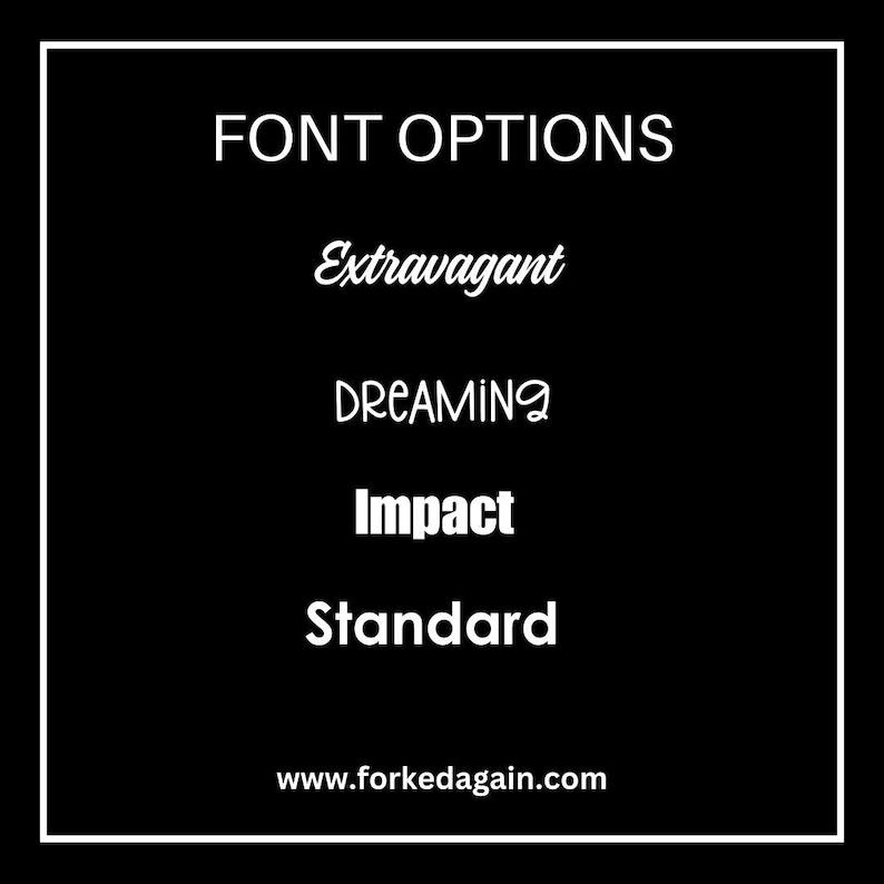 font chart