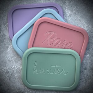 Personalized Silicone Bento Box, Eco-Friendly Lunch Box and Food Storage Container