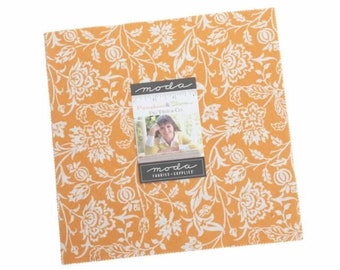 Moda Fabrics In Stock Ready to ship! 20420AB Pumpkins & Blossoms 38 Piece Fat Quarter Bundle by Fig Tree Quilts