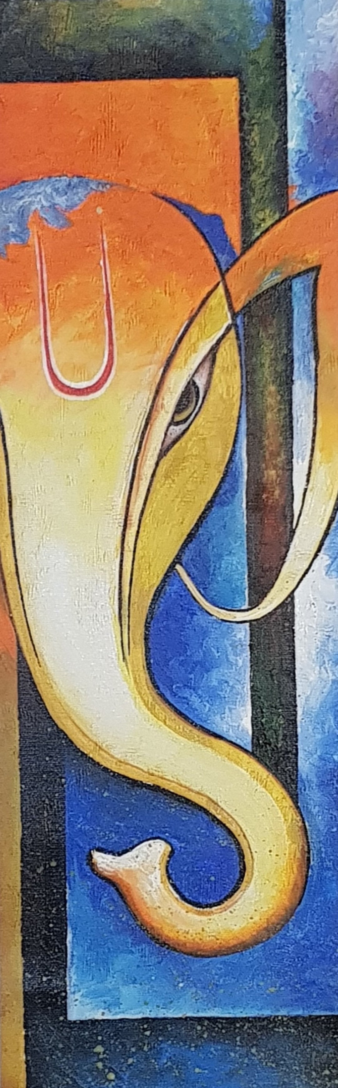 Lord Ganesha Painting-3 - Etsy, image size:1080x3471