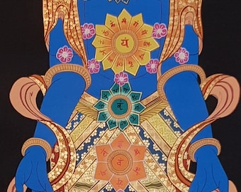 Kundalini Acrylgemälde