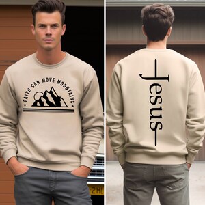 Christliches Sweatshirt Christliche Kleidung Jesus Sweatshirt Glaube Sweatshirt Bibel Vers Christian Geschenke Christian Shirts Geschenk für ihn oder sie