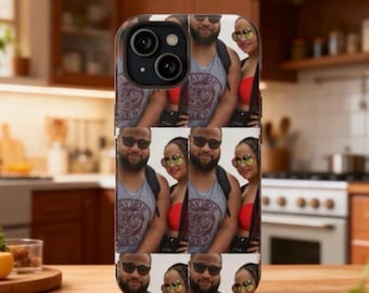 Custodia per iPhone con foto personalizzata MagSafe resistente, custodia per foto personalizzata per Samsung Galaxy, regalo personalizzato, regalo personalizzato, regalo con foto personalizzato