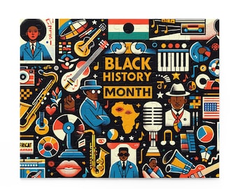 Schwarze Geschichte Monat Puzzle für Erwachsene | Afroamerikanische Kultur & Jazz Kunst Puzzle, Familienspiele Nacht, Lerngeschenk 120, 252, 500