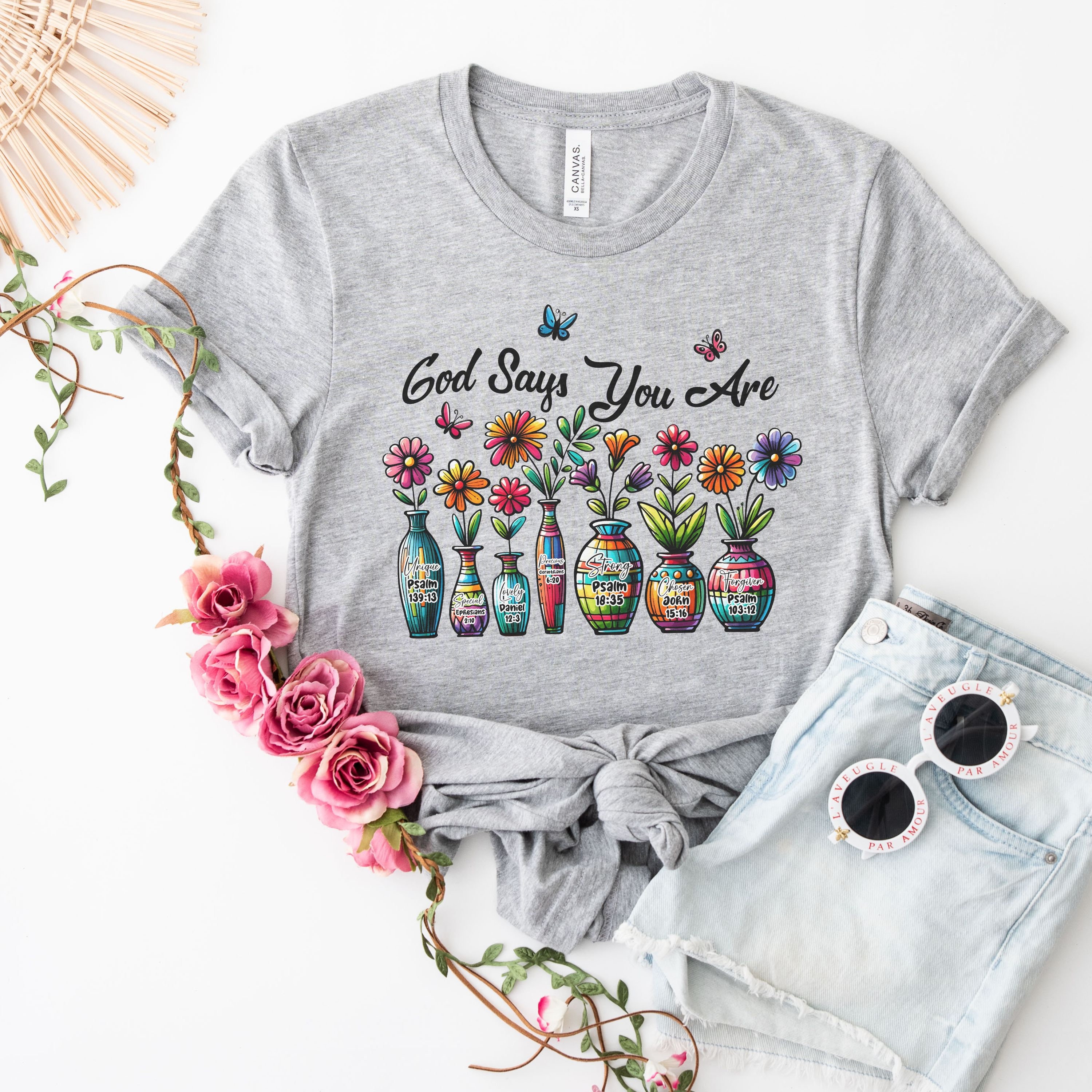 God Says You Are - Personalized Loose Pocket Oversize T-Shirt Dress main image 1