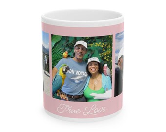 Custom Love Story Photo Mug, Personalized Couples Gift, Wedding Anniversary Engagement Cup, Valentines Giftful, Taza De Regalo Para Parejas