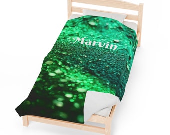 Personalisierte Name Plüsch-Decke Geschenk Für-Sie Für-Ihn Persönliche-Decken Giftful Samt Decke Schenken Begabte Geschenke