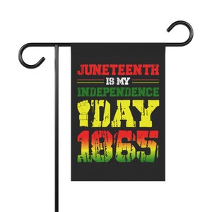 Custom African American Juneteenth House Banner Garden Flag Gift-For Her Him Giftful 1865 Freedom Emancipation Day Gifts ForHer