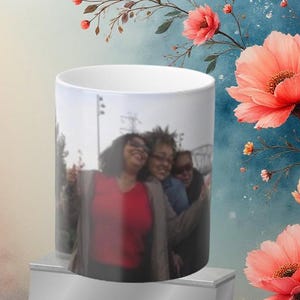 Color Changing Picture Disappearing Magic Mug Custom Birthday Personalized  Family Photo Reveal Christmas Gifts Heat Sensitive Cup