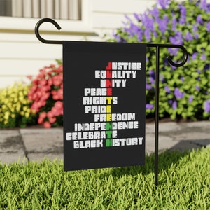 African American Juneteenth House Banner Garden Flag Gift-For Him Her Giftful 1865 Freedom Emancipation Day Gift For Him ForHer