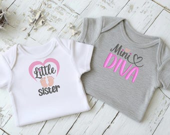 Embroidered Baby Girl Bodysuit| Baby Shower Gift | Baby Quotes | Coming Home Outfit