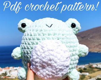 Wasabi Frog Crochet Pattern