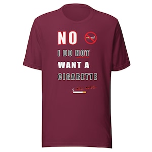 Lustige Nachricht, Unisex T-Shirt, Quittung, Zigaretten, Baumwoll-T-Shirt, ungewöhnlich, mehrdeutig, amüsant, originell, ins Auge fallend, inspirierend, Geschenk.