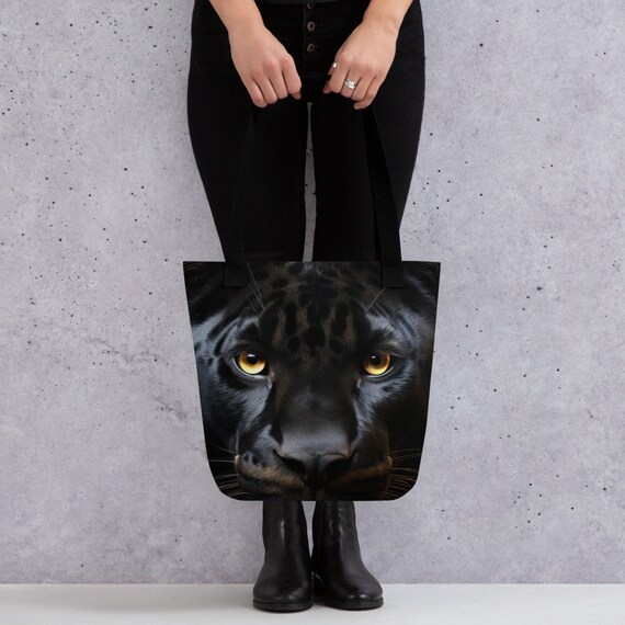 Black panther tote bag best sale
