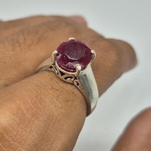 Handmade Ruby Ring, Ruby gemstone Ring, Women's ring, gemstone ring, silver ring, ruby, silver ring, jewellery gift, men's ring, handmade jewellery, boho ring, adjustble ring, promise ring, statement ring, everyday silver ring, unique ring, simple ring, simple ruby ring, partywear ring, gifts for friend, 925 sterling silver ring, 925 ring, gifts for her, mother's day gift, ruby jewellery, faceted ruby, oval ruby, polished ruby ring, ruby cut ring ,silver ring , gemstone ring handmade silver ring
