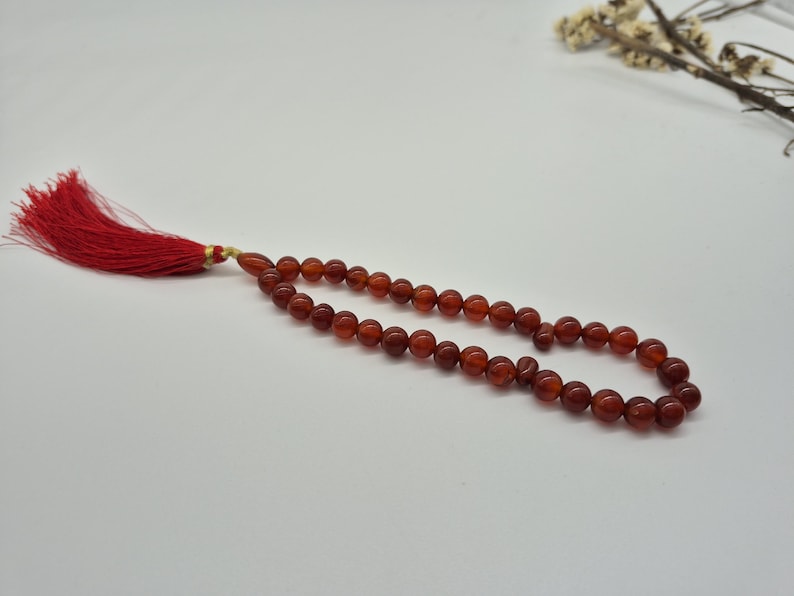 Natural red aqeeq tasbih , red agate tasbih , 33 beads agate tasbih , rosary beads , agate rosary , agate prayer beads , red carnelian agate prayer beads , natural yemeni aqeeq tasbih , Islamic agate tasbih , 33 beads tasbih , red agate tasbih , gifts for Muslim,  yemeni aqeeq tasbih , agate prayer beads , rosary beads , Muslim prayer beads , Islamic prayer beads , round aqeeq beads tasbih , agate beads tasbih , gifts for Muslim friends , Islamic gifts,  Islamic aqeeq tasbih ,rosary beads ,beads