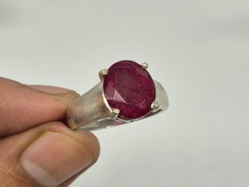 Handmade Ruby Ring, Ruby gemstone Ring, Women's ring, gemstone ring, silver ring, ruby, silver ring, jewellery gift, men's ring, handmade jewellery, boho ring, adjustble ring, promise ring, statement ring, everyday silver ring, unique ring, simple ring, simple ruby ring, partywear ring, gifts for friend, 925 sterling silver ring, 925 ring, gifts for her, mother's day gift, ruby jewellery, faceted ruby, oval ruby, polished ruby ring, ruby cut ring ,silver ring , gemstone ring handmade silver ring