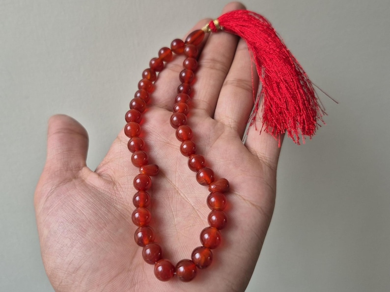 Natural red aqeeq tasbih , red agate tasbih , 33 beads agate tasbih , rosary beads , agate rosary , agate prayer beads , red carnelian agate prayer beads , natural yemeni aqeeq tasbih , Islamic agate tasbih , 33 beads tasbih , red agate tasbih , gifts for Muslim,  yemeni aqeeq tasbih , agate prayer beads , rosary beads , Muslim prayer beads , Islamic prayer beads , round aqeeq beads tasbih , agate beads tasbih , gifts for Muslim friends , Islamic gifts,  Islamic aqeeq tasbih ,rosary beads ,beads