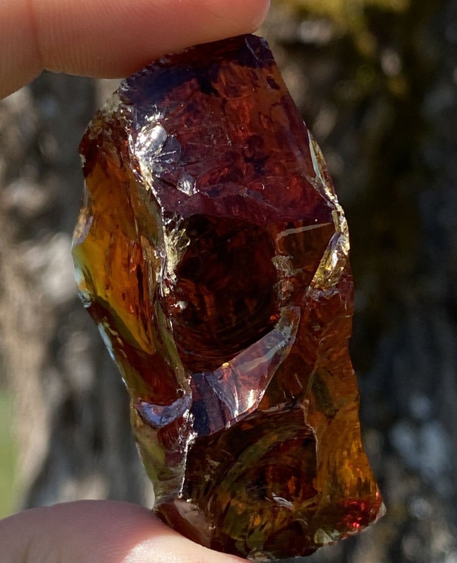 Andara Crystal Dark Orange 47.20g Monatomic Elestial with Etsy