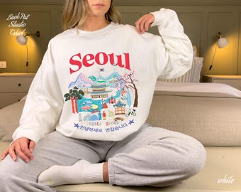 Seoul Sweatshirt, Korea Sweatshirt, South Korea Sweatshirt