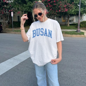 Busan Tshirt, Korea City Shirt, Gift For Korea Lover, Short Sleeve Shirt