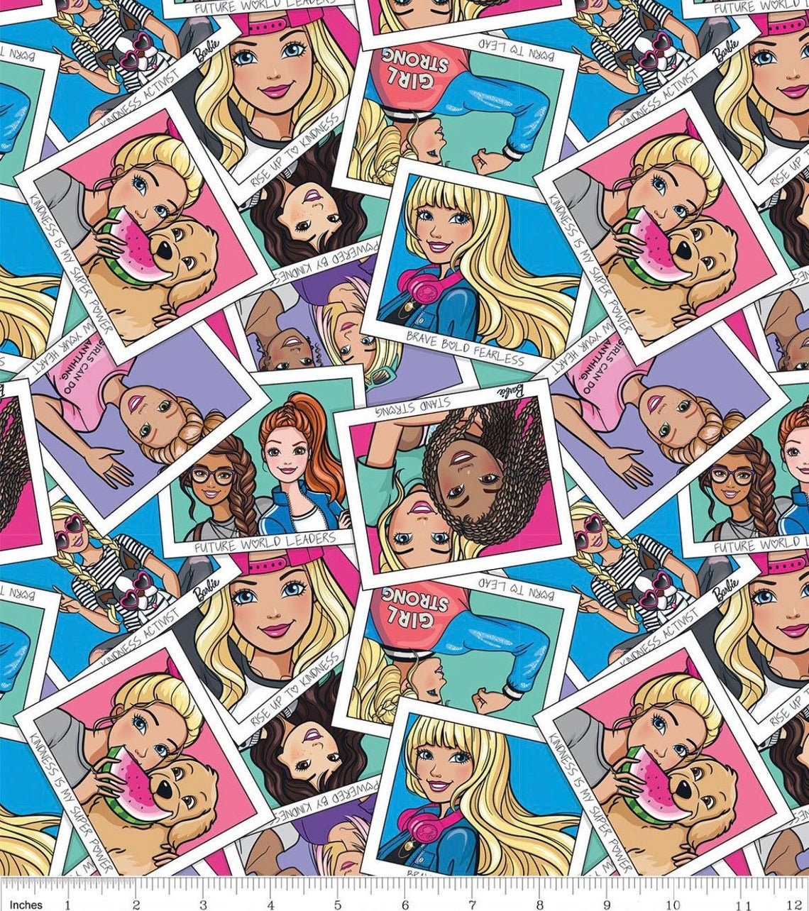 Barbie design print digital printed fabric by the yard  etsy Barbie design print digital printed fabric by the yard  etsy