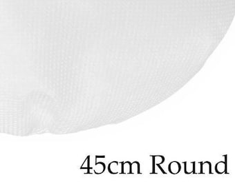 Australian Made Cushion Pillow Inserts | 45cm Round | Hypoallergenic Polyester Fibre Filling