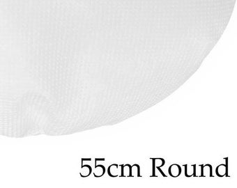 Australian Made Cushion Pillow Inserts | 55cm Round | Hypoallergenic Polyester Fibre Filling